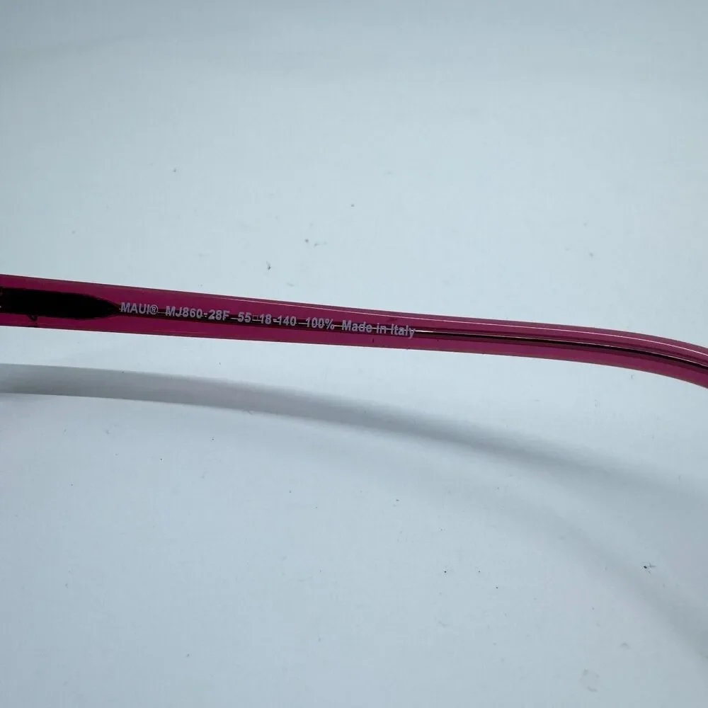 Maui Jim Little Bell MJ860-28F Sunglasses Frames Pink Square‎ Full Rim H11643